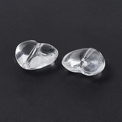 透明なアクリルビーズ  ハート  透明  17x18x8mm  穴：2mm  約350個/500g&nbsp;OACR-H019-34
