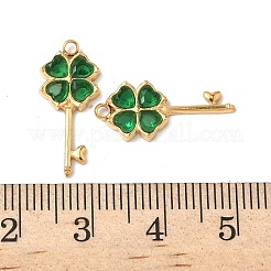 304 Stainless Steel Rhinestone Pendants Ion Plating(IP)&nbsp;STAS-V015-11G
