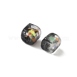 Baking Paint Handmade Gold Sand Lampwork Beads&nbsp;LAMP-P072-01A-02