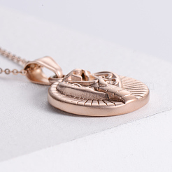 Vintage European Snake Animal Stainless Steel Pendant Necklaces for Men Women&nbsp;WN9056