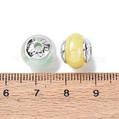 Opaque Luminous Resin & CCB Plastic Beads&nbsp;RESI-G119-14C