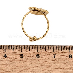 304 Stainless Steel Open Cuff Rings for Women&nbsp;SA-CBAB0EF-01G