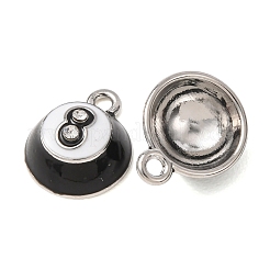 Alloy Rhinestone Pendants&nbsp;AL-CBA7256-02P