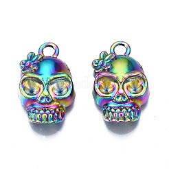 Rainbow Color Alloy Pendant Rhinestone Settings&nbsp;PALLOY-N163-136-NR