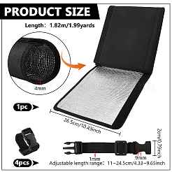 Cloth Outdoor Air Conditioning Pipe Insulation Protective Cover&nbsp;AJEW-WH0752-351A