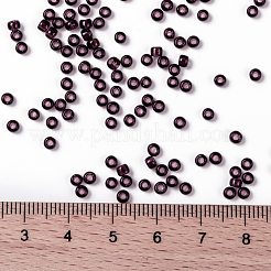 TOHOラウンドシードビーズ  日本製シードビーズ  （6c）透明なアメジスト  8/0  3mm  穴：1mm  約10000個/ポンド&nbsp;SEED-TR08-0006C