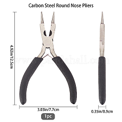 45# Carbon Steel Round Nose Pliers&nbsp;PT-SC0001-56