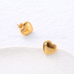 Stainless Steel Heart Stud Earrings&nbsp;LP1833