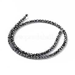 Electroplate Non-magnetic Synthetic Hematite Beads Strands&nbsp;G-L487-C-15