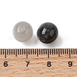 樹脂ビーズ  ラウンド  ツートン  グリッターパウダー付き  ミックスカラー  10mm  穴：1.8~2mm&nbsp;RESI-H044-10A