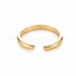 Brass Enamel Cuff Rings&nbsp;RJEW-T016-24G-NF