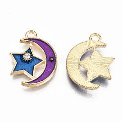 Alloy Enamel Pendants&nbsp;ENAM-S126-007-RS