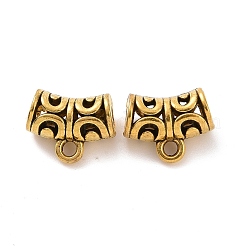 Tibetan Style Alloy Tube Bails&nbsp;FIND-H038-54AG