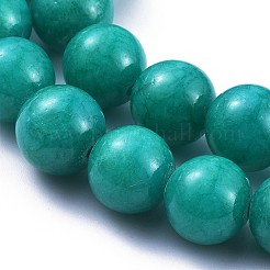 Natural Mashan Jade Beads Strands&nbsp;G-H1626-8MM-44