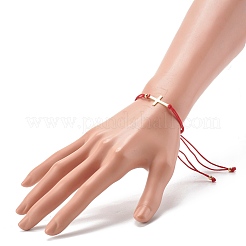 Adjustable Nylon Thread Slider Bracelets&nbsp;BJEW-JB06532-01