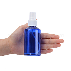 150mlの詰め替え可能なペットプラスチックスプレーボトル  液体用の空のポンプボトル  ブルー  5.3x13.5cm  容量：150ml（5.07液量オンス）&nbsp;TOOL-Q024-02D-02