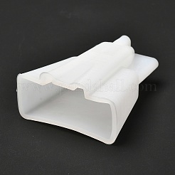 家のシリコンモールド  レジン型  UVレジン用  エポキシ樹脂ジュエリー作り  ホワイト  28x55x60mm  完成品：29x47x57mm&nbsp;DIY-F066-03