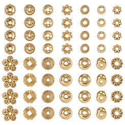 210Pcs 14 Styles Rack Plating Alloy Spacer Beads&nbsp;FIND-TA0002-69
