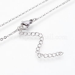 304 Stainless Steel Pendant  Necklaces&nbsp;NJEW-P224-16