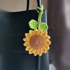 2Pcs 2 Styles Sunflower Woolen Yarn Sunflower Costume Accessories Decorations&nbsp;DIY-DR0001-45