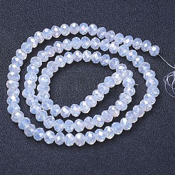 Electroplate Glass Beads Strands&nbsp;EGLA-A034-J4mm-B06