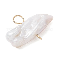 Natural Keshi Pearl Connector Charms&nbsp;PALLOY-JF04746