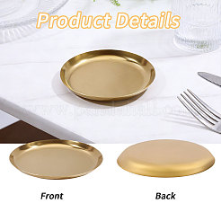 410 Stainless Steel Round Dipping Dish&nbsp;AJEW-WH0410-245
