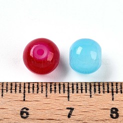 Baking Paint Imitation Jade Glass Beads&nbsp;DGLA-Q021-8mm-M
