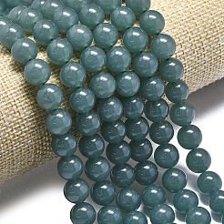 Natural Malaysia Jade Beads Strands&nbsp;G-L645-C01-10mm-04