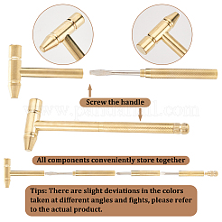 1Pc Iron Hammer Set with 1Pc Mini Stainless Steel Hammers&nbsp;AJEW-OC0005-37