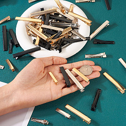 120 個 12 スタイル鉄アリゲーターヘアクリップパーツ  ミックスカラー  64~57x8~11x8~10mm  10個/スタイル&nbsp;PHAR-TA0001-08