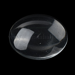 (Defective Closeout Sale: Scratch) Transparent Glass Cabochons&nbsp;GGLA-XCP0001-06
