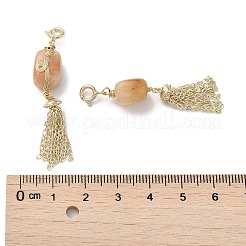 Natural Red Aventurine Pendant Decorations&nbsp;G-M409-17G