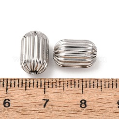 Textured 304 Stainless Steel Beads&nbsp;STAS-I358-11P-06