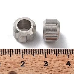 Non-Tarnish 303 Stainless Steel European Beads&nbsp;STAS-Q302-11A-P