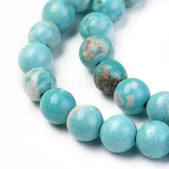 Natural Howlite Beads Strands&nbsp;X-G-L555-02-6mm