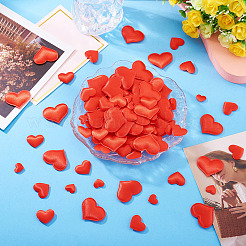 300Pcs 3 Styles Polyester Sponge Heart Confetti&nbsp;DIY-TA0012-61