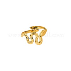 Luxury Snake 304 Stainless Steel Open Cuff Rings&nbsp;OI8579