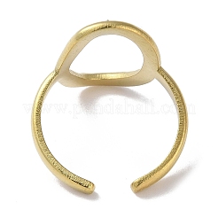 304 Stainless Steel Open Cuff Ring&nbsp;RJEW-H215-06G