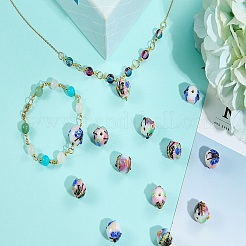 5Pcs Handmade Lampwork Beads&nbsp;LAMP-SZ0001-49B