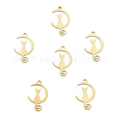 Ion Plating(IP) 201 Stainless Steel Pendants&nbsp;STAS-N098-081LG