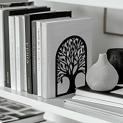 Non-Skid Iron Bookend Display Stands&nbsp;AJEW-WH0548-011