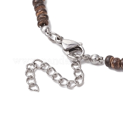 Summer Beach Synthetic Turquoise Starfish & Natural Cowrie Shell Pendant Necklaces&nbsp;NJEW-JN05207