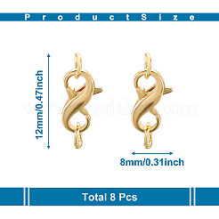 Brass Double Opening Lobster Claw Clasps&nbsp;FIND-TA0001-46G