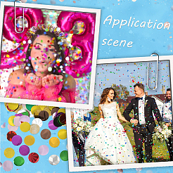 100G Paper Table Scatter Confetti&nbsp;AJEW-SP0002-85