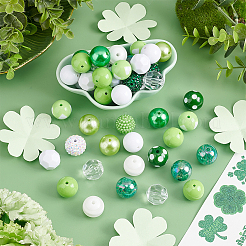 1 Set Mixed Style Acrylic and Resin Beads&nbsp;MACR-PH0001-56A