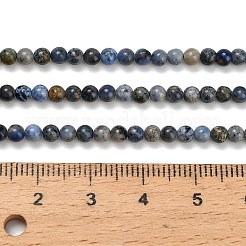 天然デュモージェライトビーズ連売り  ラウンド  3~3.5mm  穴：0.7mm  約135~139個/連  14.76''~14.96''（37.5~38センチメートル）&nbsp;G-Z116-A26-3mm