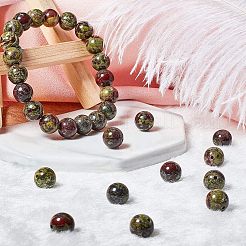 Natural Dragon Blood Jasper Bead Strands&nbsp;G-OC0001-18