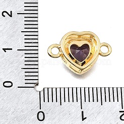 Brass Glass Connector Charms&nbsp;KK-E802-26