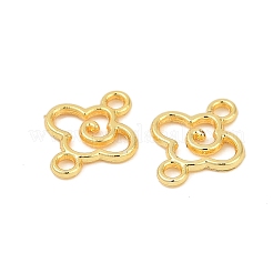 Alloy Hollow Flower Connector Charms&nbsp;FIND-H012-01G
